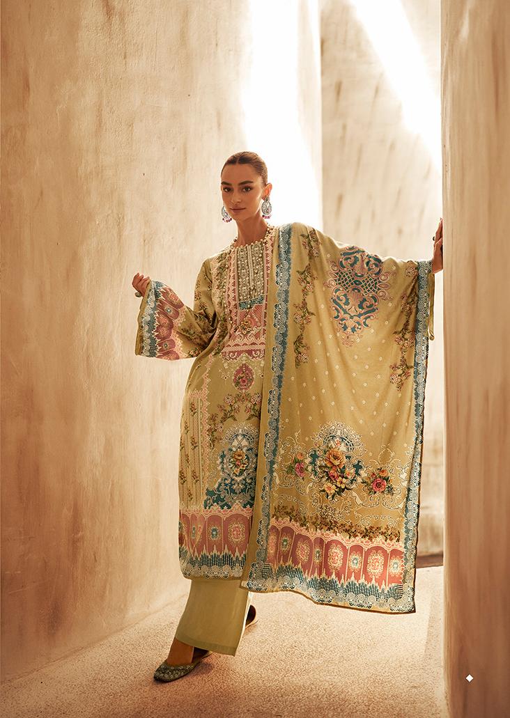 Mumtaz Elan Pashmina Velvet Winter Wear Dress Material